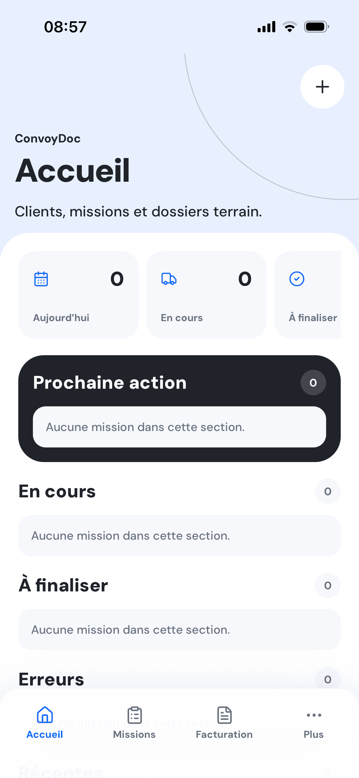 Missions à venir dans ConvoyDoc